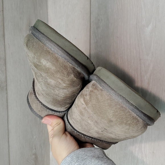 Ugg Australia Women Leather Sheepskin Clogs platform Slippers shoes sz 7 - Picture 5 of 13